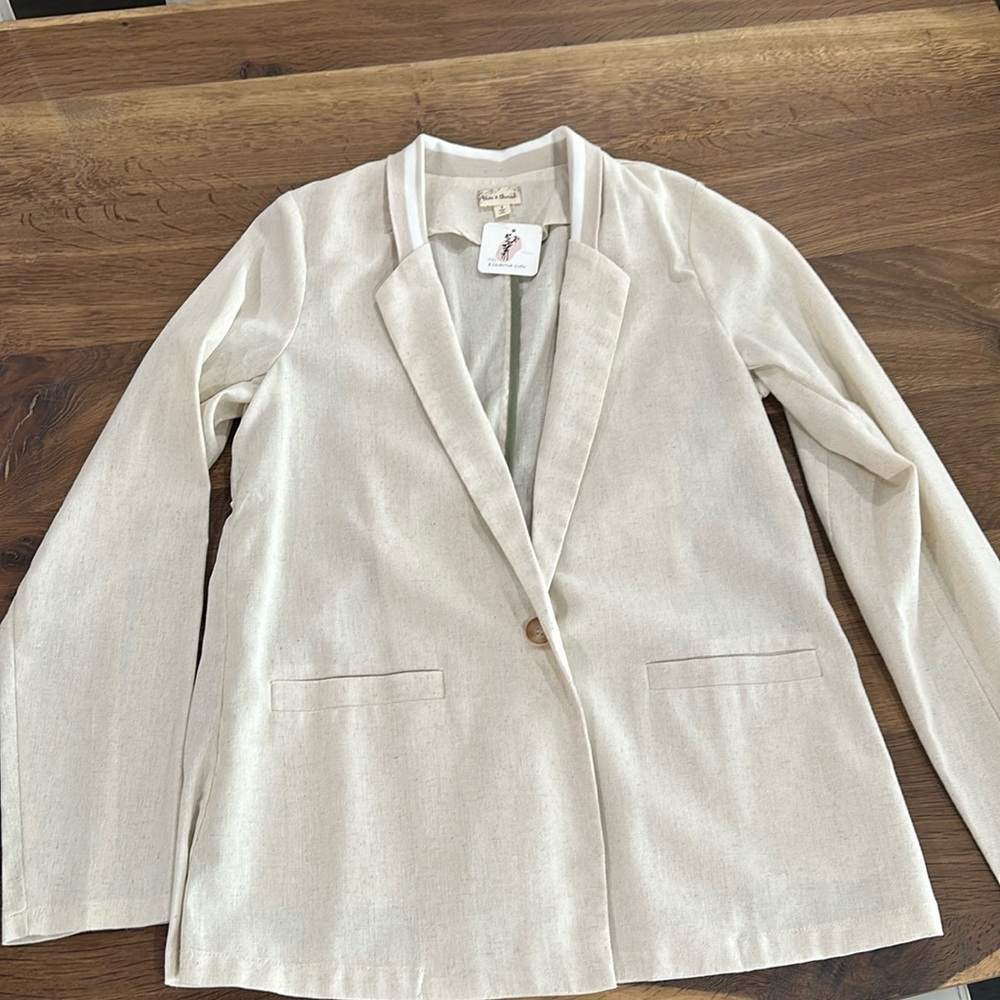 Hem&Thread linen Blazer, size small